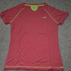 Red Athletic T-Shirt with Logo